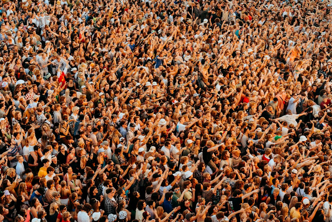 large crowd at concert